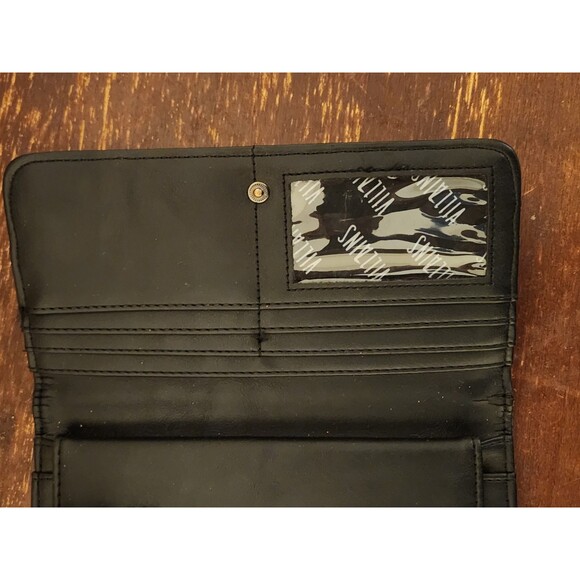 LOUNGEFLY Disney Villains Debossed Black Zip Vegan Leather Wallet - Picture 6 of 7